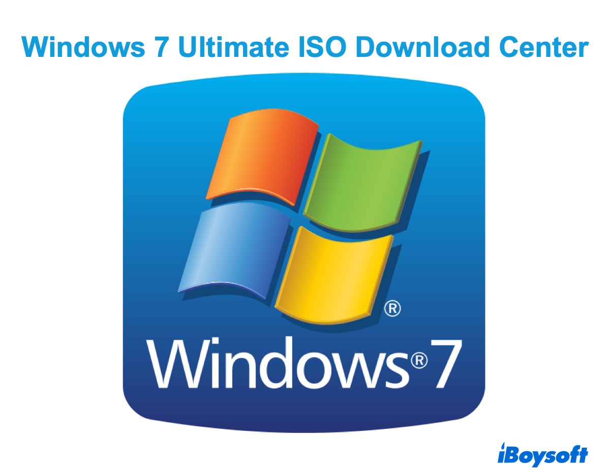 Windows 7 Ultimate ISO 