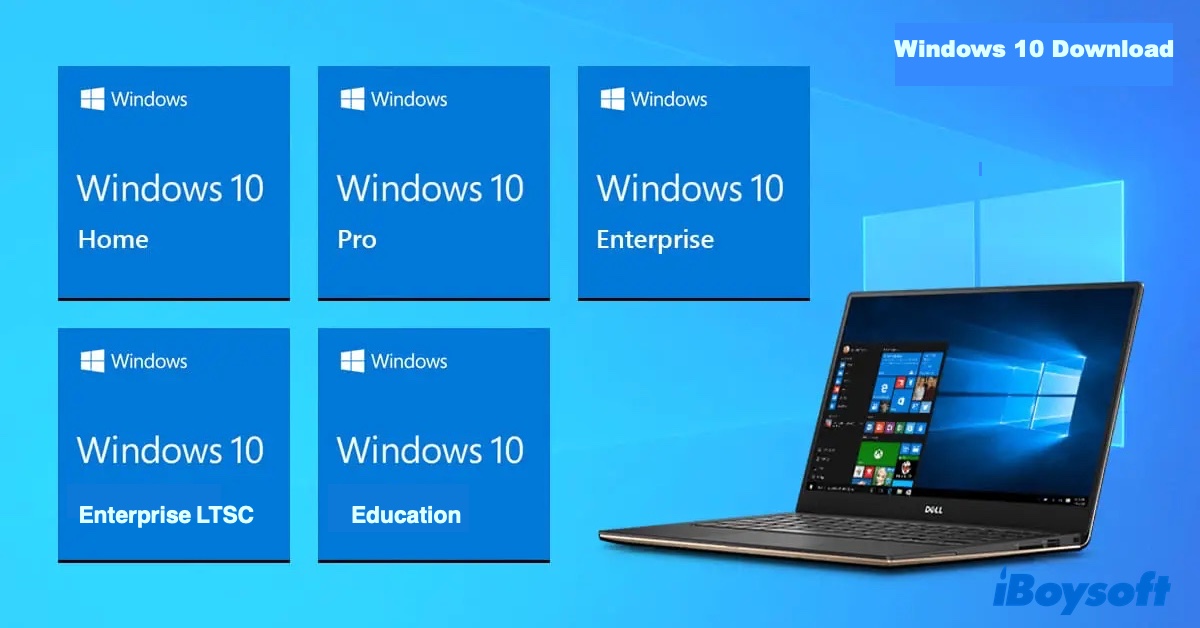 Descarga de Windows 10 Pro, Home, Enterprise, Education