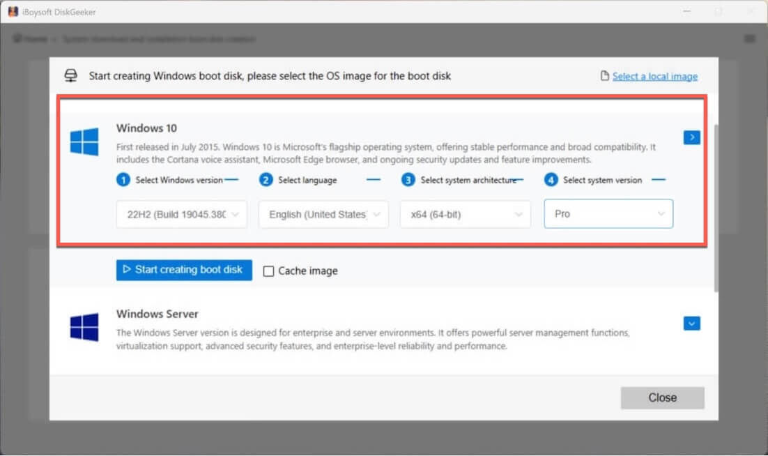 create a Windows Pro bootable USB installer