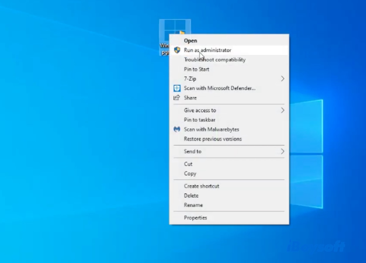 Ejecutar Asistente de actualización de Windows 10