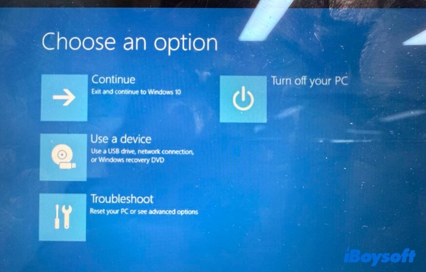 choose a usb to boot from