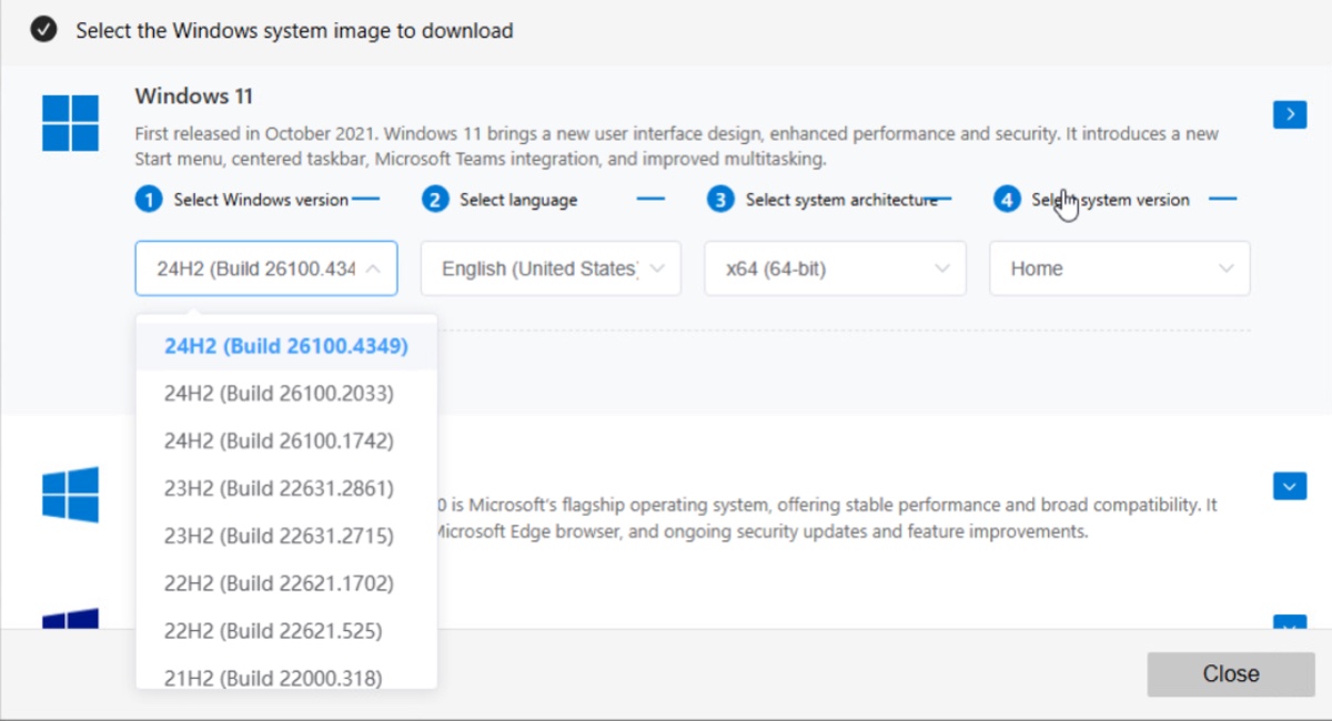 Download Windows 11 update ISO