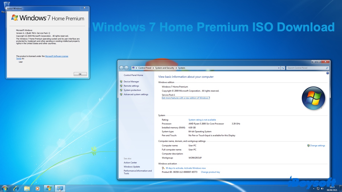 Windows 7 Home Premium ISO İndir