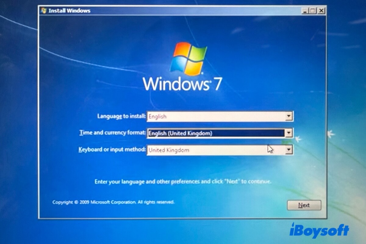 download and install Windows 7 ISO