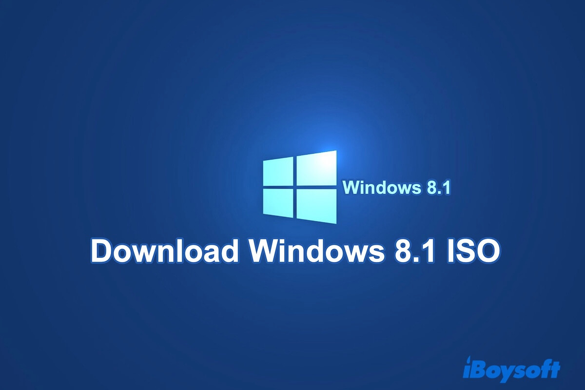 Windows 8 1 ISO download