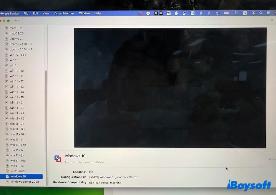 run Windows 10 on VMware VM