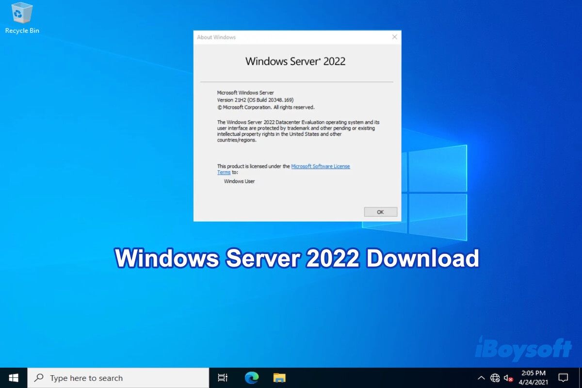 Windows Server 2022 indir