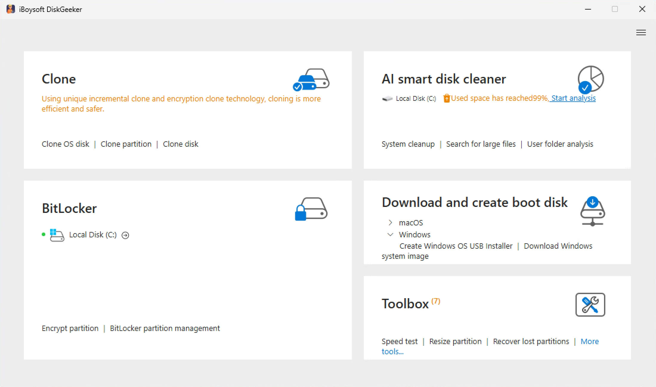 click Download Windows system image