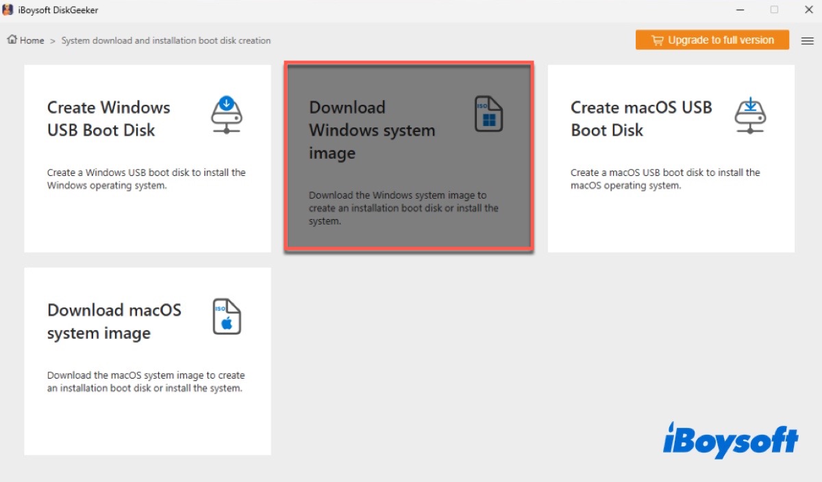Download Windows ISO image