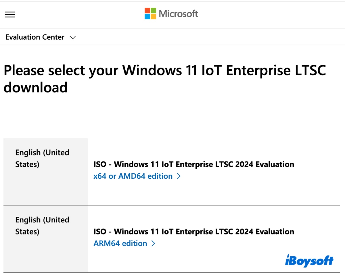 Download Windows 11 IoT Enterprise LTSC