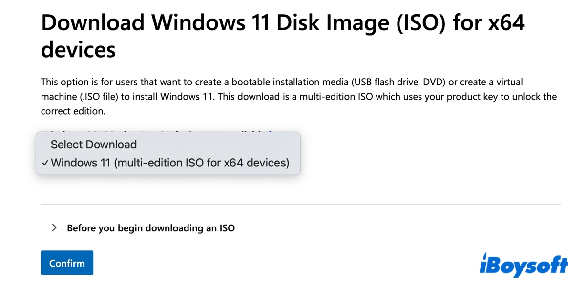 Téléchargement de Windows 11 25H2 64 bits depuis Microsoft