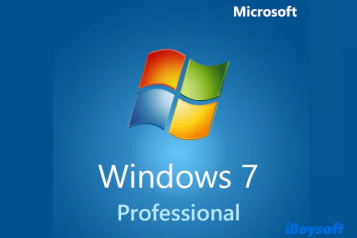 Windows 7 Professional ISOダウンロード