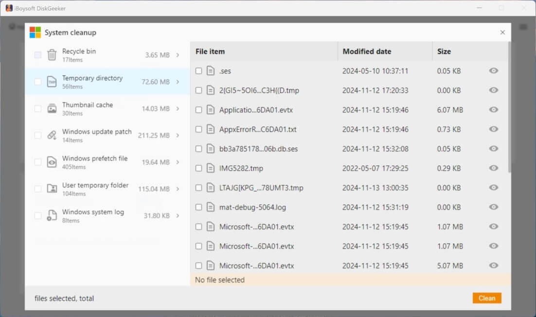 Windows sistemde gereksiz dosya temizliği